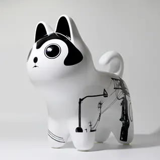 犬張り子 U.S. Forces Japan ピンクカモフラージュ by 吉田 朗 | 現代