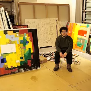 南依岐　キャンバス作品　2021年　IMPULSE 南 依岐 のアート作品 | 現代アートの販売・通販 | ArtSticker