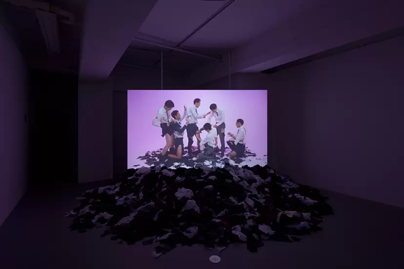 Fuyuhiko Takata "Cut Pieces" (2023), Installation view Photo by Shintaro Yamanaka (Qsyum!) ©Fuyuhiko Takata, courtesy of the artist and WAITINGROOM