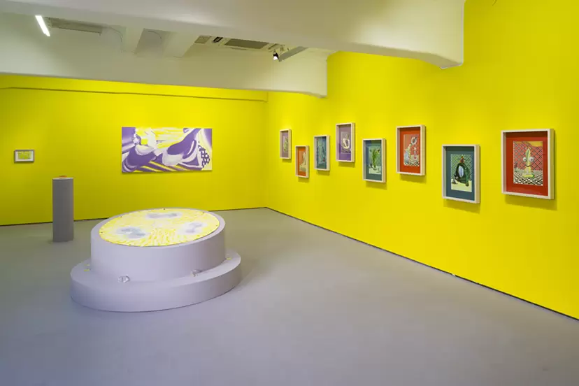 國分郁子「TOKAS Project Vol. 6 『凪ぎ、揺らぎ、』」展示風景、トーキョーアーツアンドスペース本郷、2023 撮影：加藤 健　
