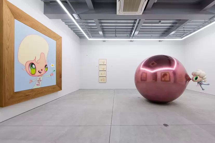 Installation View: Javier Calleja solo exhibition Open Your Eyes, NANZUKA UNDERGROUND,Tokyo, 2021 ©Javier Calleja Courtesy of NANZUKA