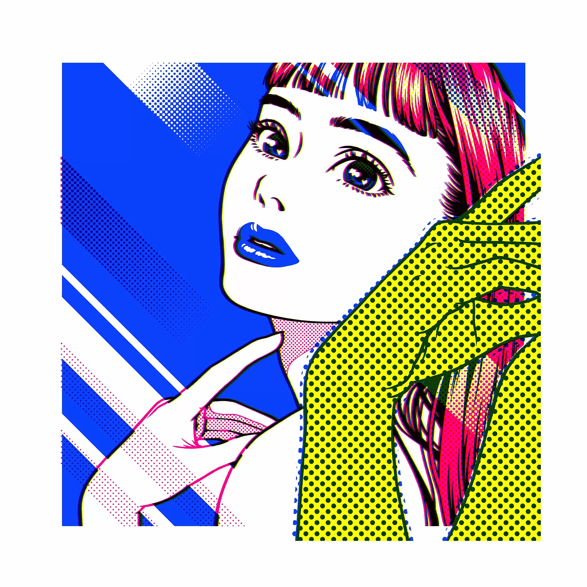 渡邉城大WATANABE kunihiro jonDaismシルクプリント Silk expression - 渡邉城大＆GIRUVI | ArtSticker