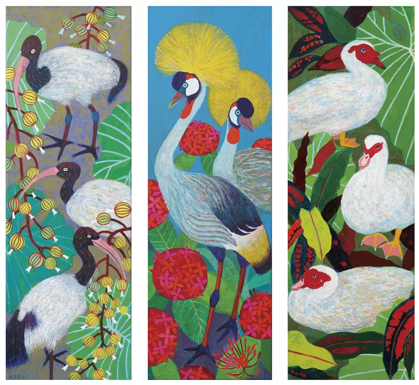 テラオハルミ展 – 植物と鳥 –
