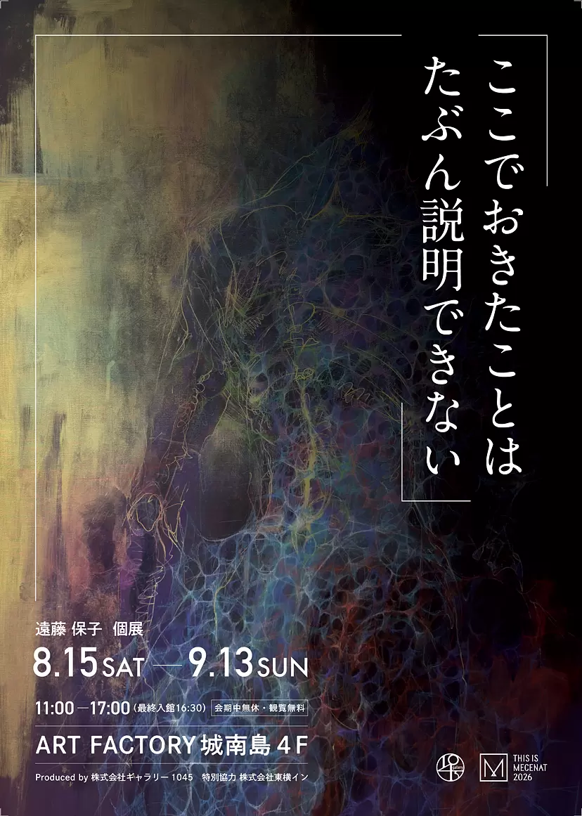 Yasko Y. Endo Solo Exhibition “I Probably Can't Explain What Happened Here”