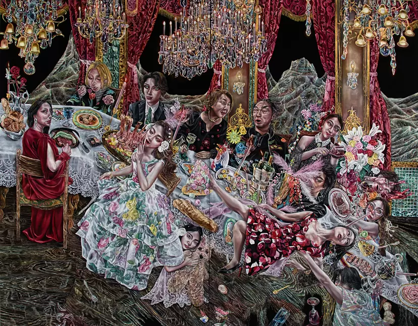 Announcement of the reception for TANIHARA Natsuko's solo exhibition “The Banquet”