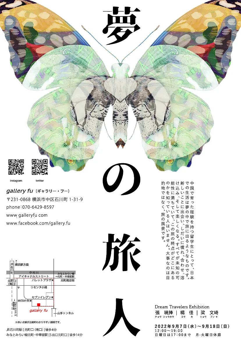 タイトル【夢旅蝶々】絵画 張 暁捧（チョウ ショウホウ）・楊 佳（ヨウ カ）・梁 文琦