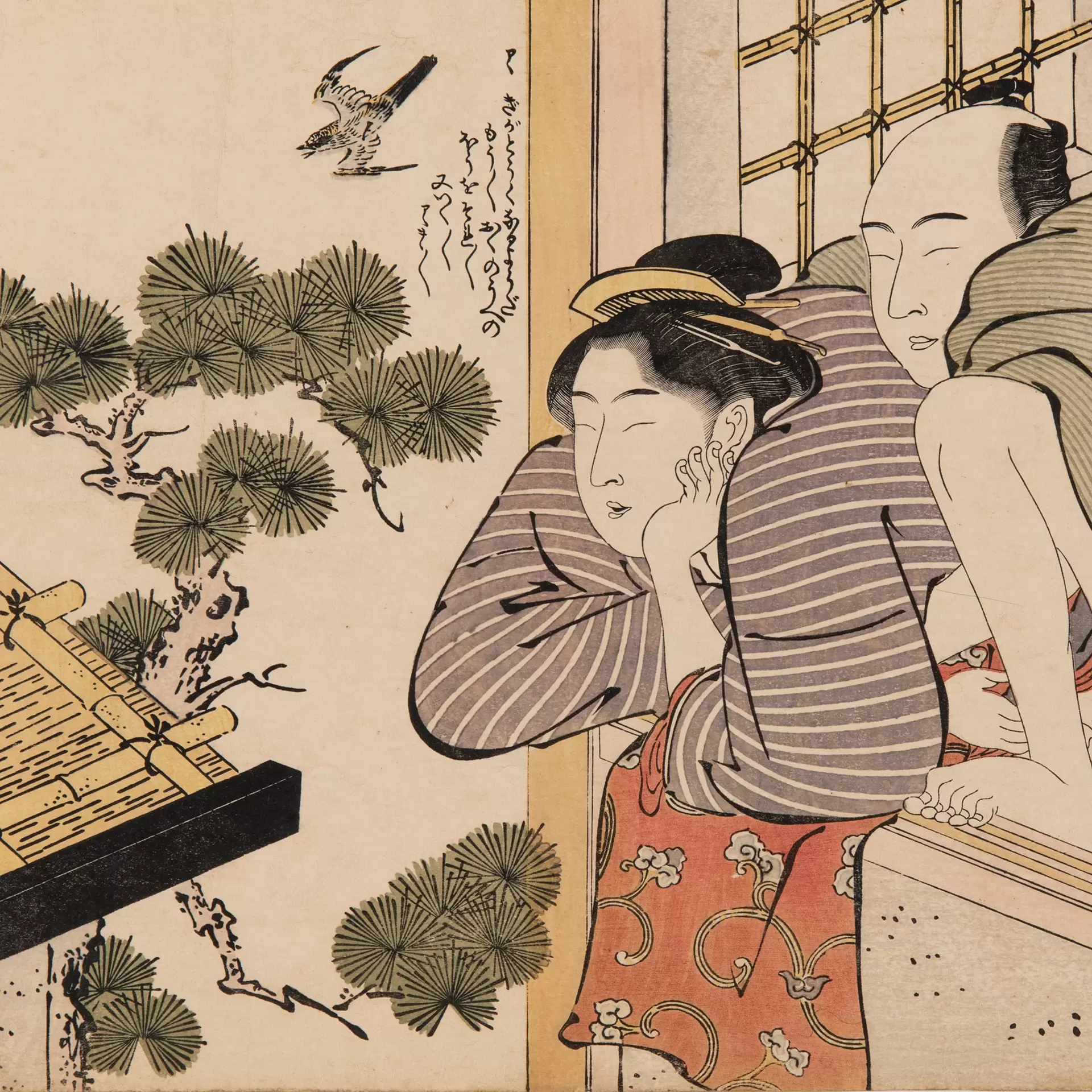浮世絵 「蛸と海女」 春画 東洋人物画 女性ヌード 葛飾北斎 裸婦 - 美術品