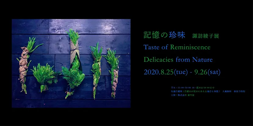 諏訪綾子「記憶の珍味」Taste of Reminiscence Delicacies from Nature