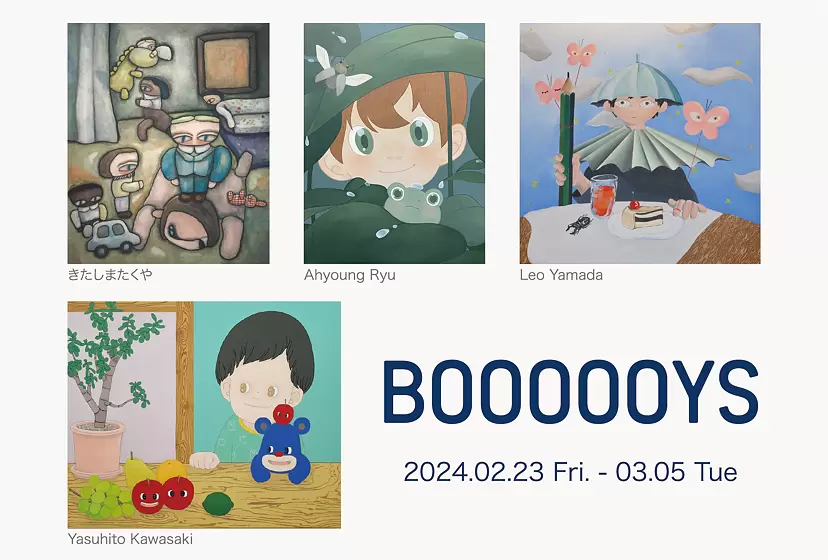 Ahyoung Ryu、Leo Yamada、Yasuhito Kawasaki、きたしまたくや 『BOOOOOYS』