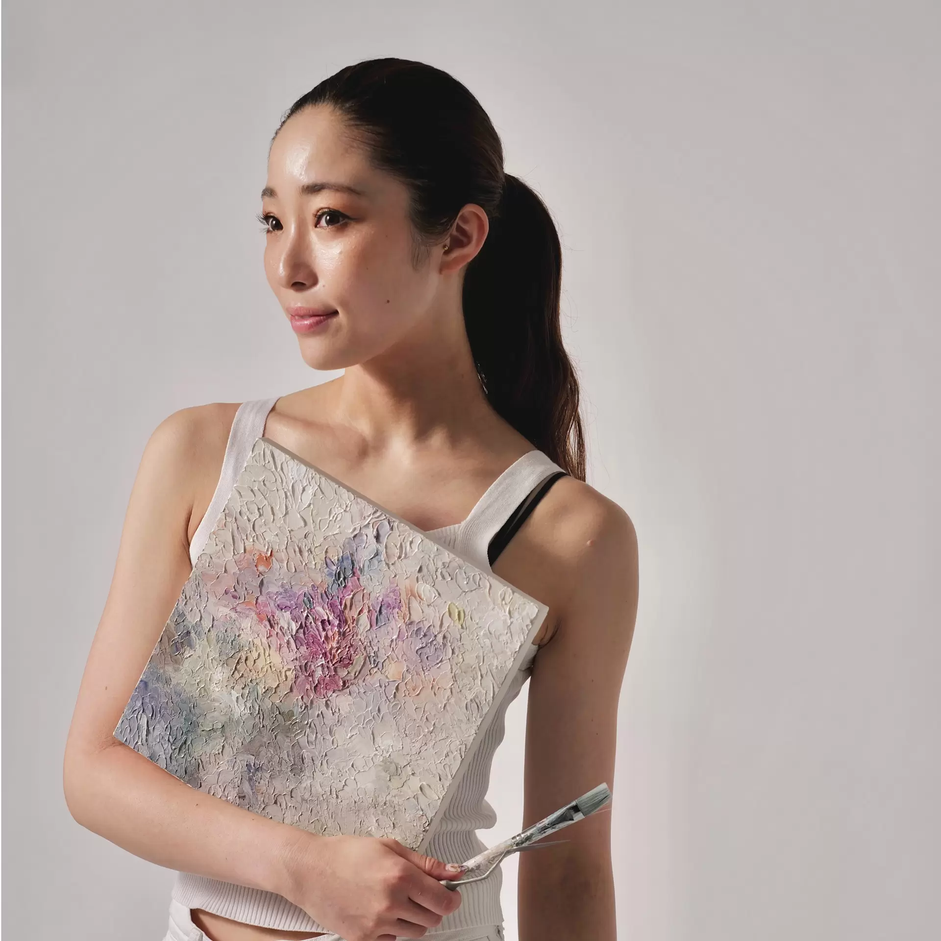 絵画 402 油絵/風景/東京/浜/海/六本木/P15号 1円～◇おたからや◇x662 小川久雄 富士山と桜 油彩F6号