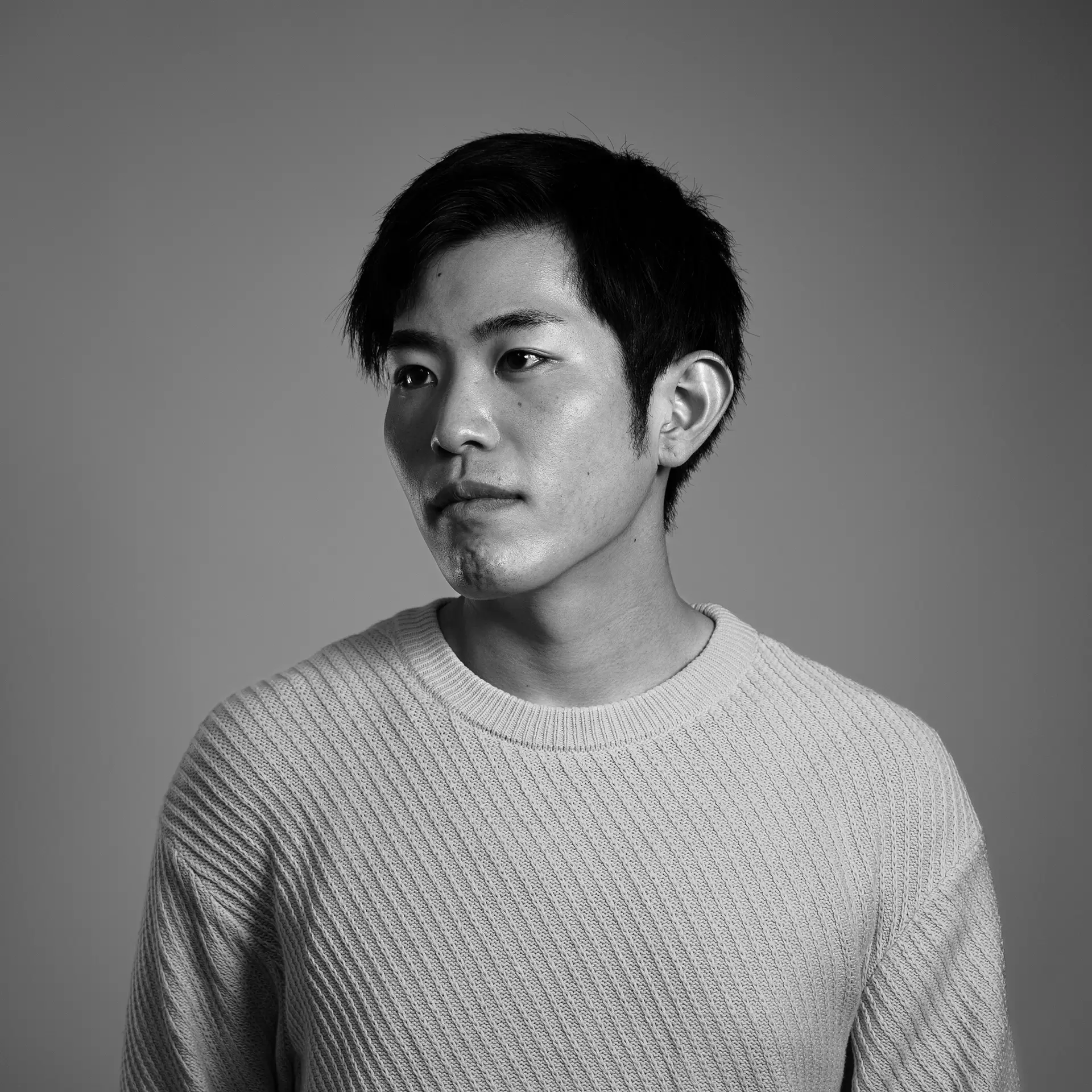 風景画・笹口淳（すなお）作「奈良薬師寺」 The torrent in seconds