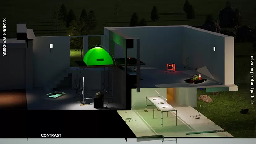 サンダー・ワッシン「between pixel and particle」