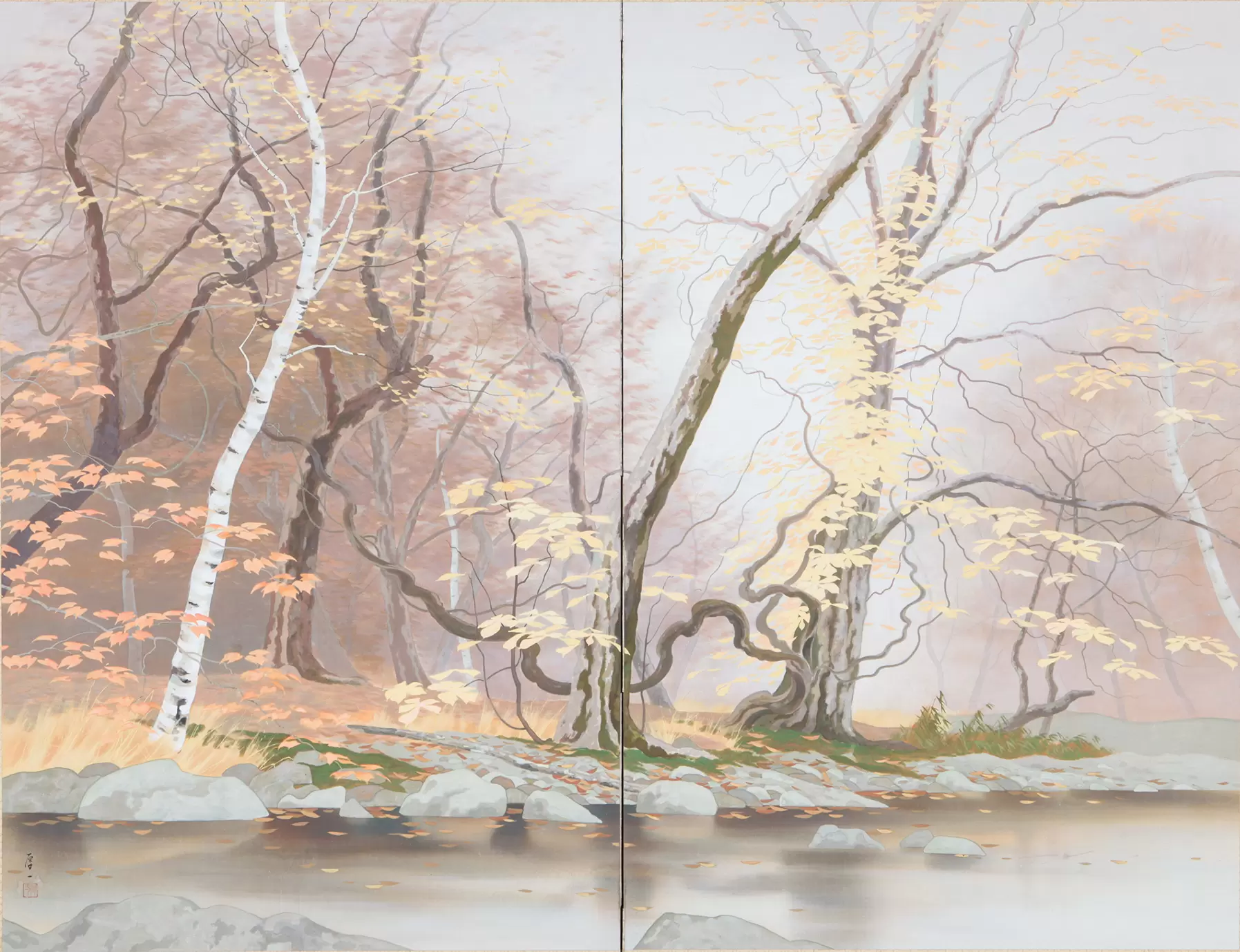 油絵 アート 額入り「解け落ちる涙の奥秘(おうひ)」 渦波/ vortex waves“ F0 2024年 oil on panel by @sanayoshida