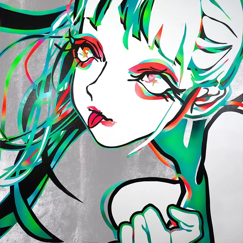ネイネイ　原画　若手作家　現代美術 neinei | 0.000 001倍のいきおい | ArtSticker