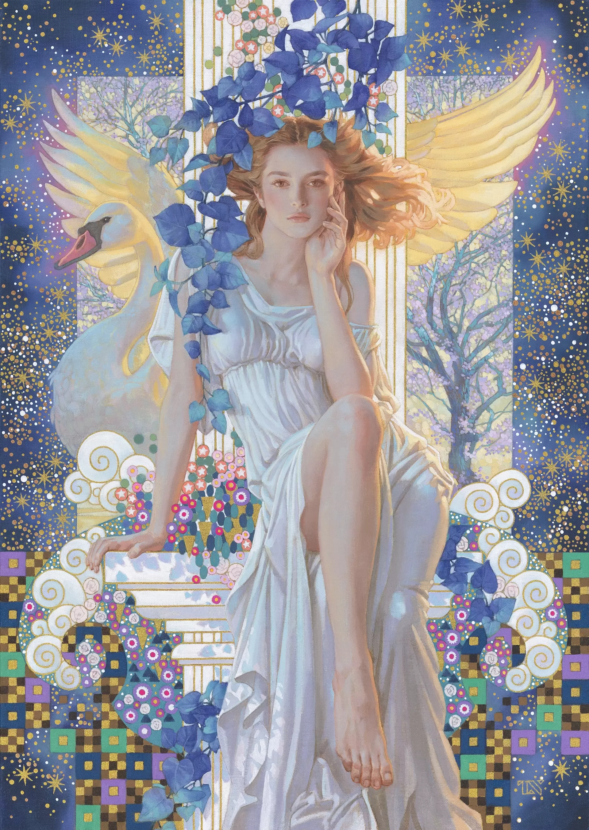 【超希少】【極美品】瑠璃富士絵 799　香蘭社　有田焼　創立70周年記念モデル 10-3054-276x920.jpg