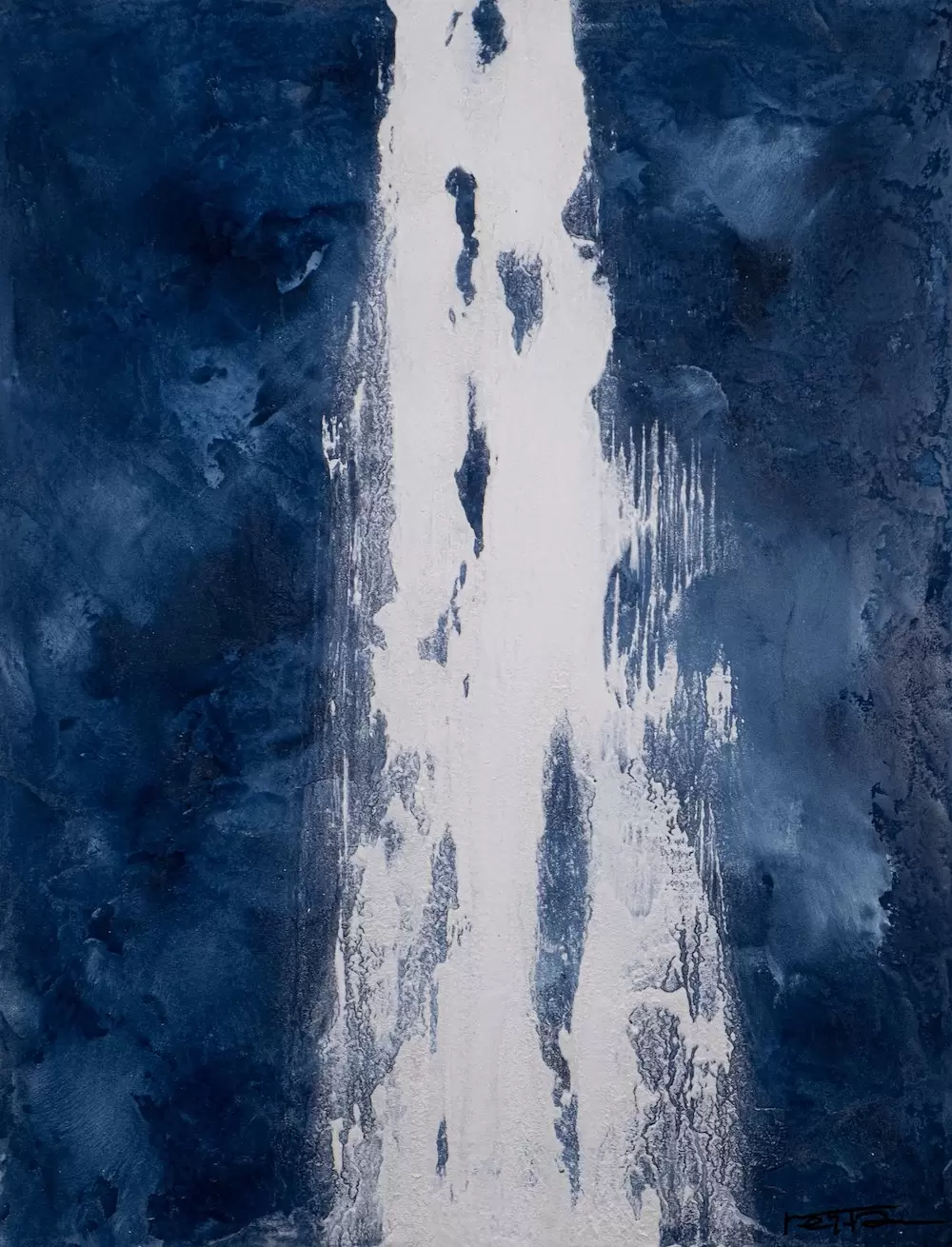 抽象画　夏の到来〜大地の生命力〜 Gana Artのブースでは、特別にキュレーションされた「想像された