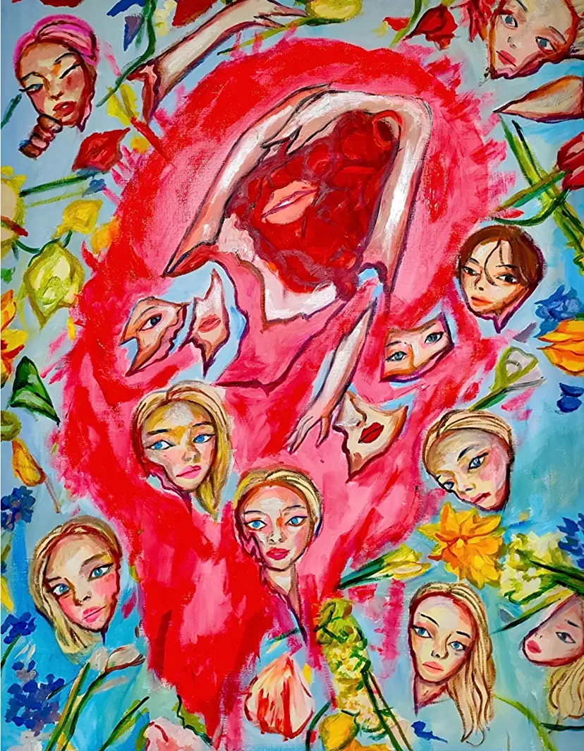絵画西澤赤今インテリア
