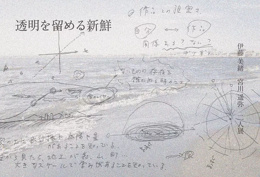 伊藤 美緒　宮川 遥弥　二人展  「透明を留める新鮮」