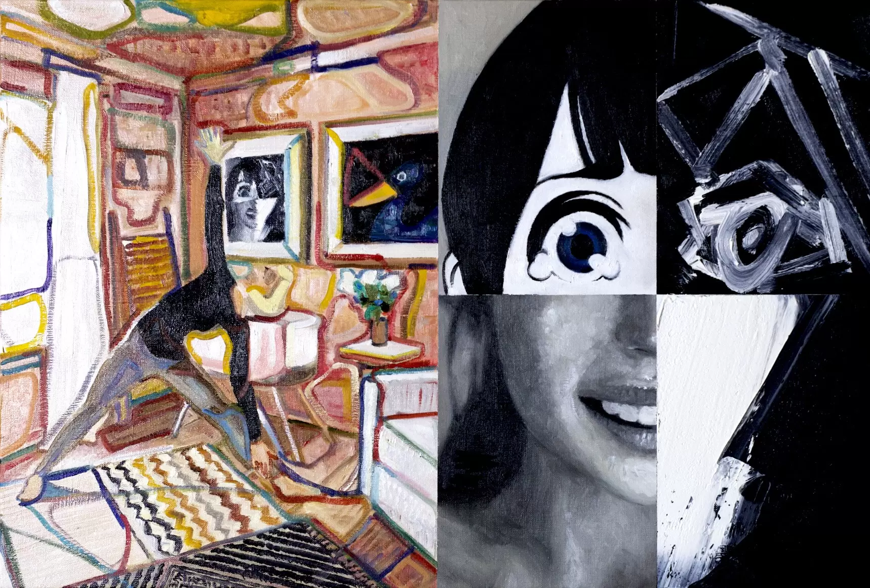 星山耕太郎『Psychological Collage V LAYOUT PAINTING