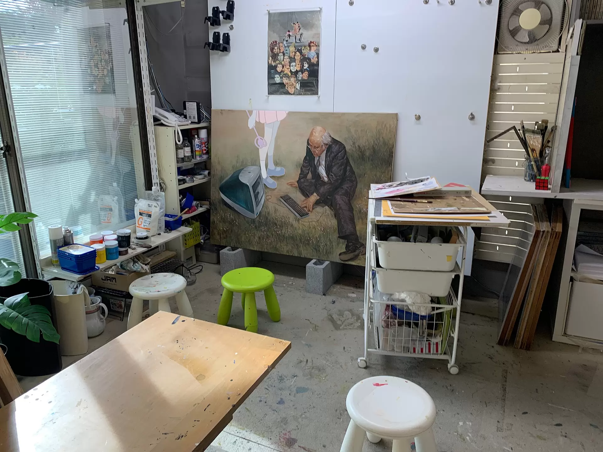 五弁の舞（美人画・A2サイズ） 連載】アーティストインタビュー｜市川 慧󠄁 | ArtSticker