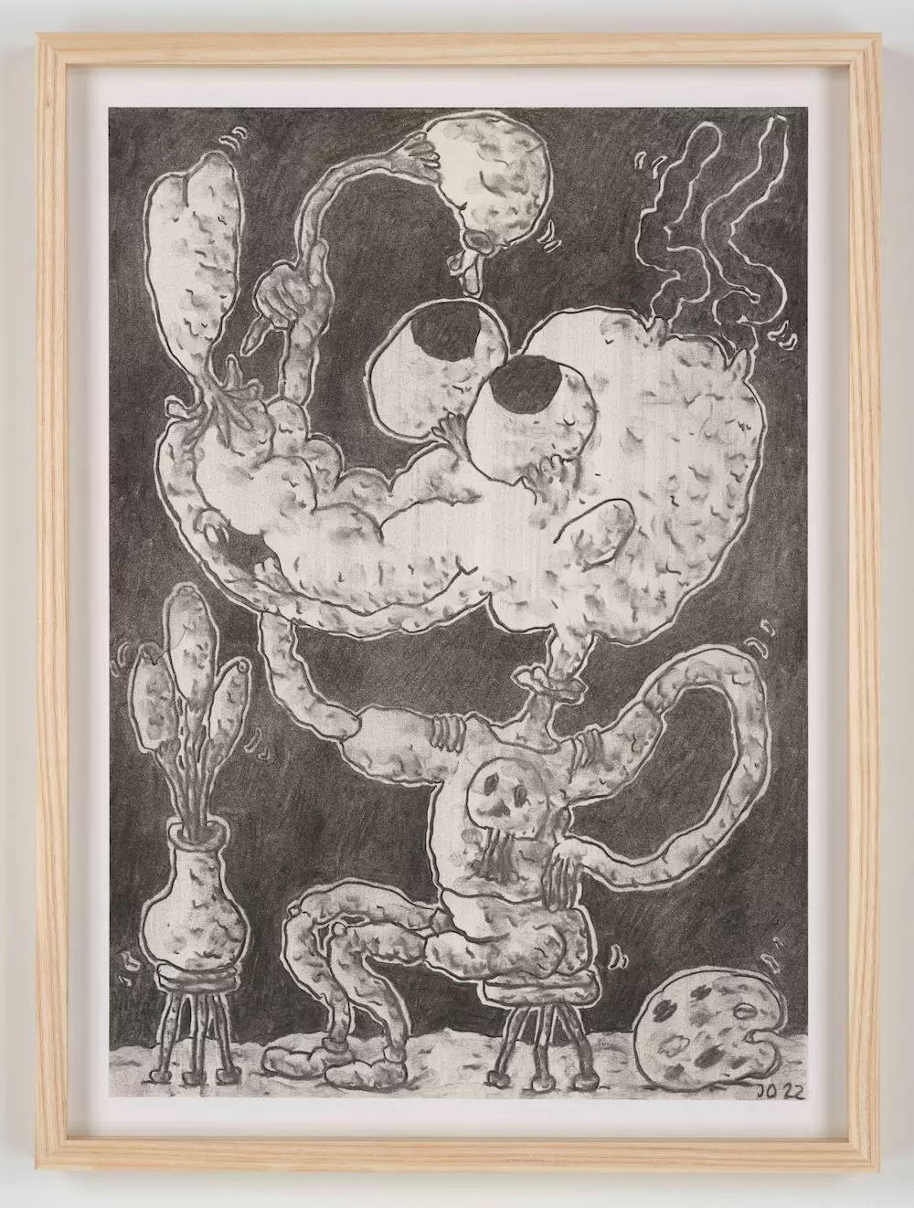 Expo 絵画 2025 FESTART EXPO」より 岬ましろ「Gozen」 910×606×28mm 木製
