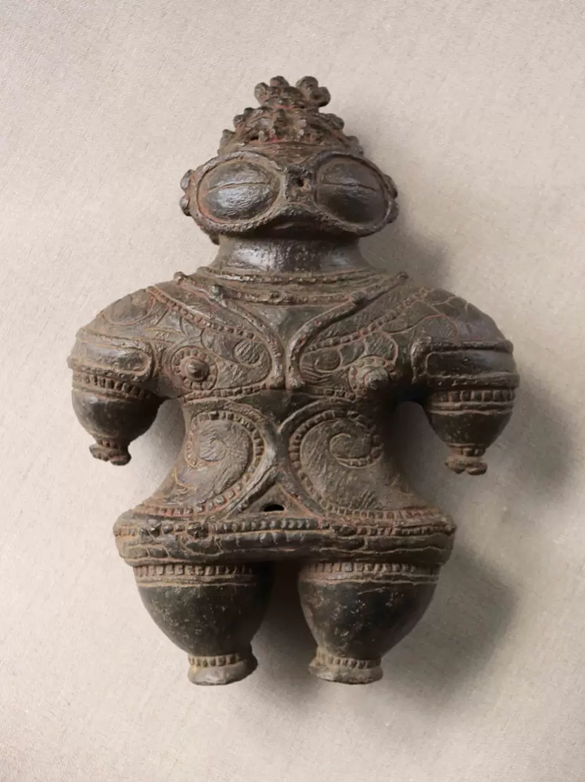 海松海唐松古物古藏家出品 置物 雕刻品材 松山賢展「縄文復元模造図絵」 | ArtSticker