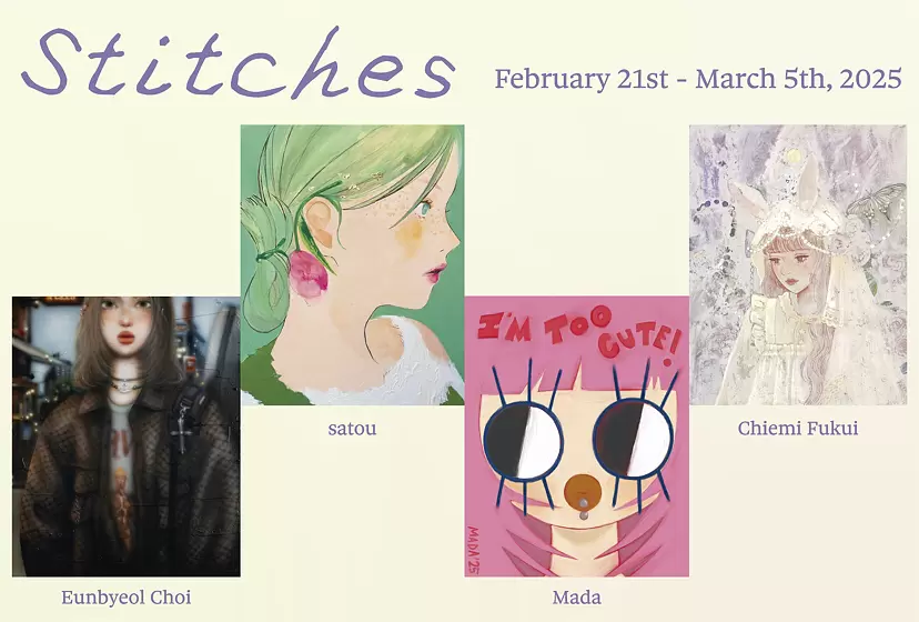 YOD TOKYO satou、チェ・ウンビョル、福井智恵美、Mada『Stitches』 