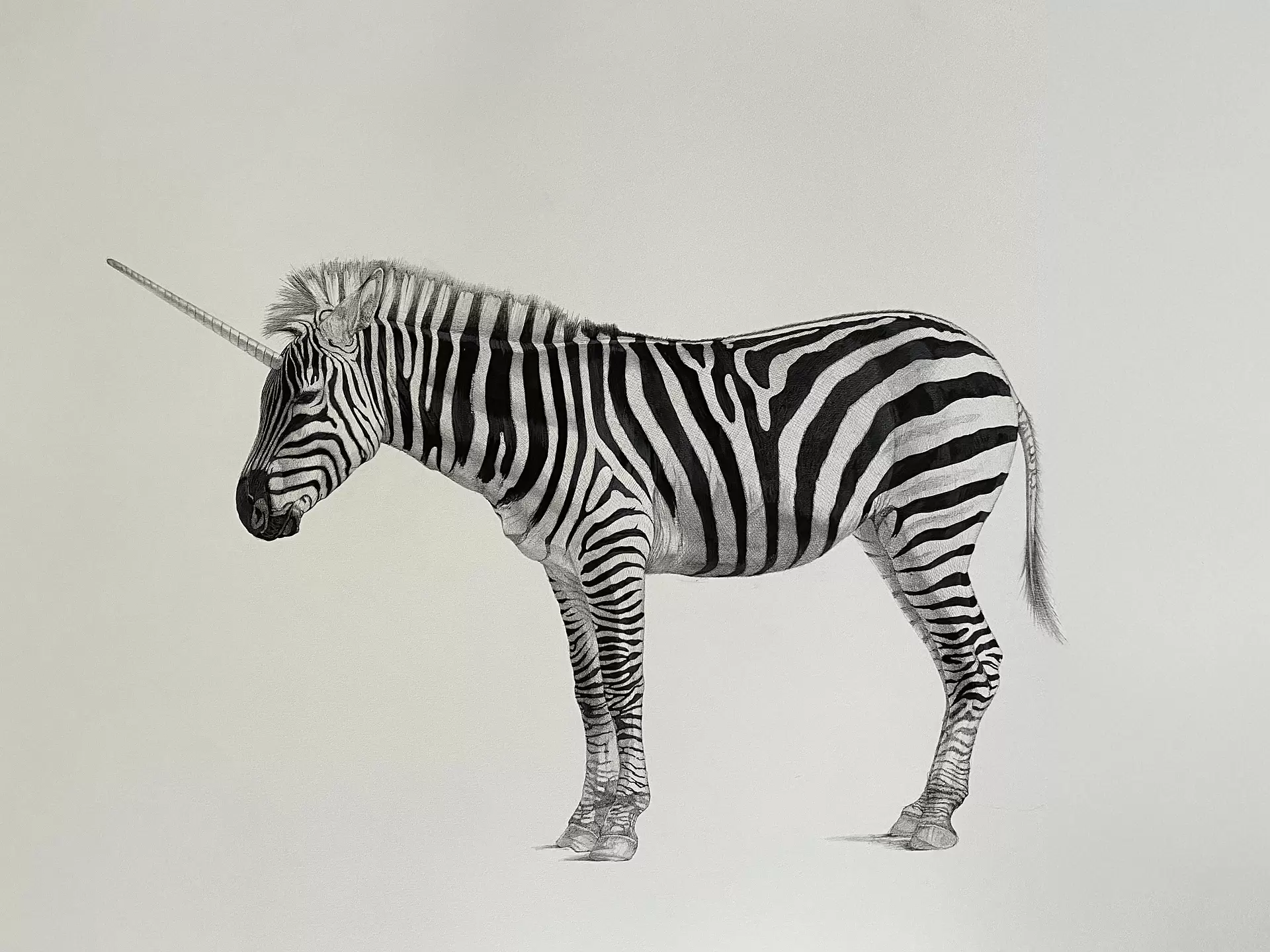 ユニコーンの油彩画40✖️38 ユニコーンの油彩画40✖️38 NOW ON VIEW