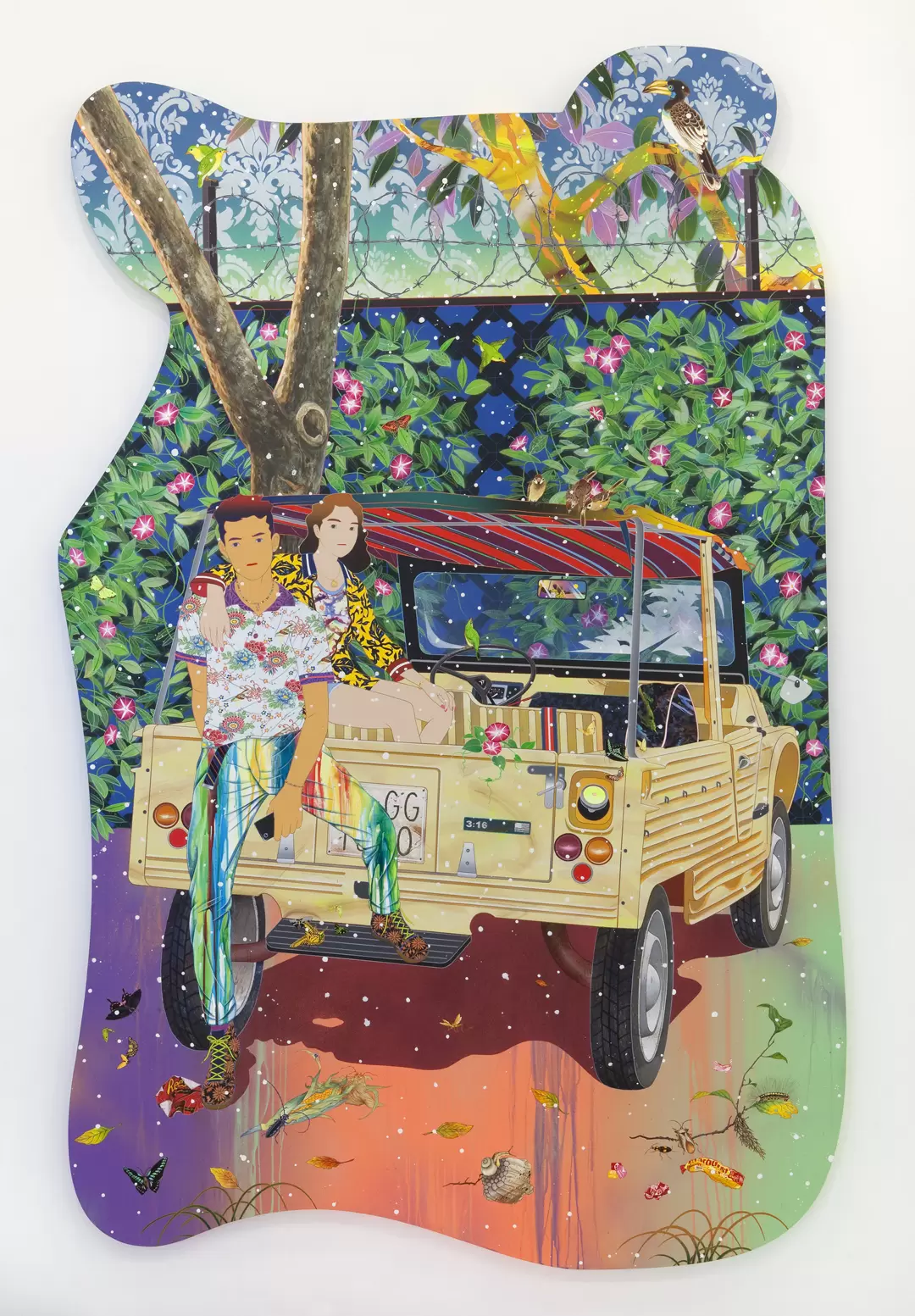 松山智一「United We Stand Divided」限定88枚完売品 真作 松山智一「United We Stand Divided」限定88枚完売品 真作
