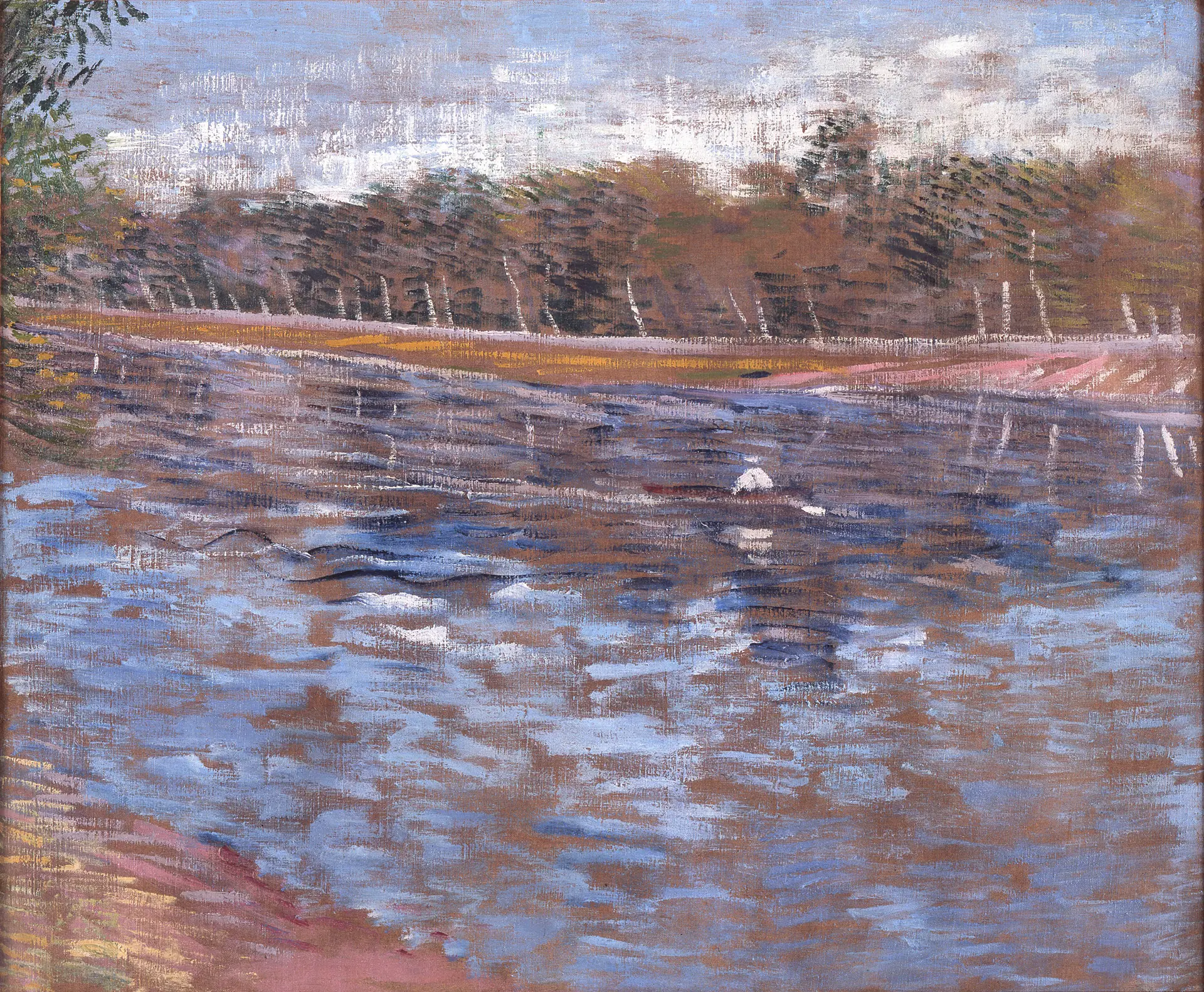 印象派 レオ·デグクレーナ 風景画 (1870-1941) アンティーク 絵画
