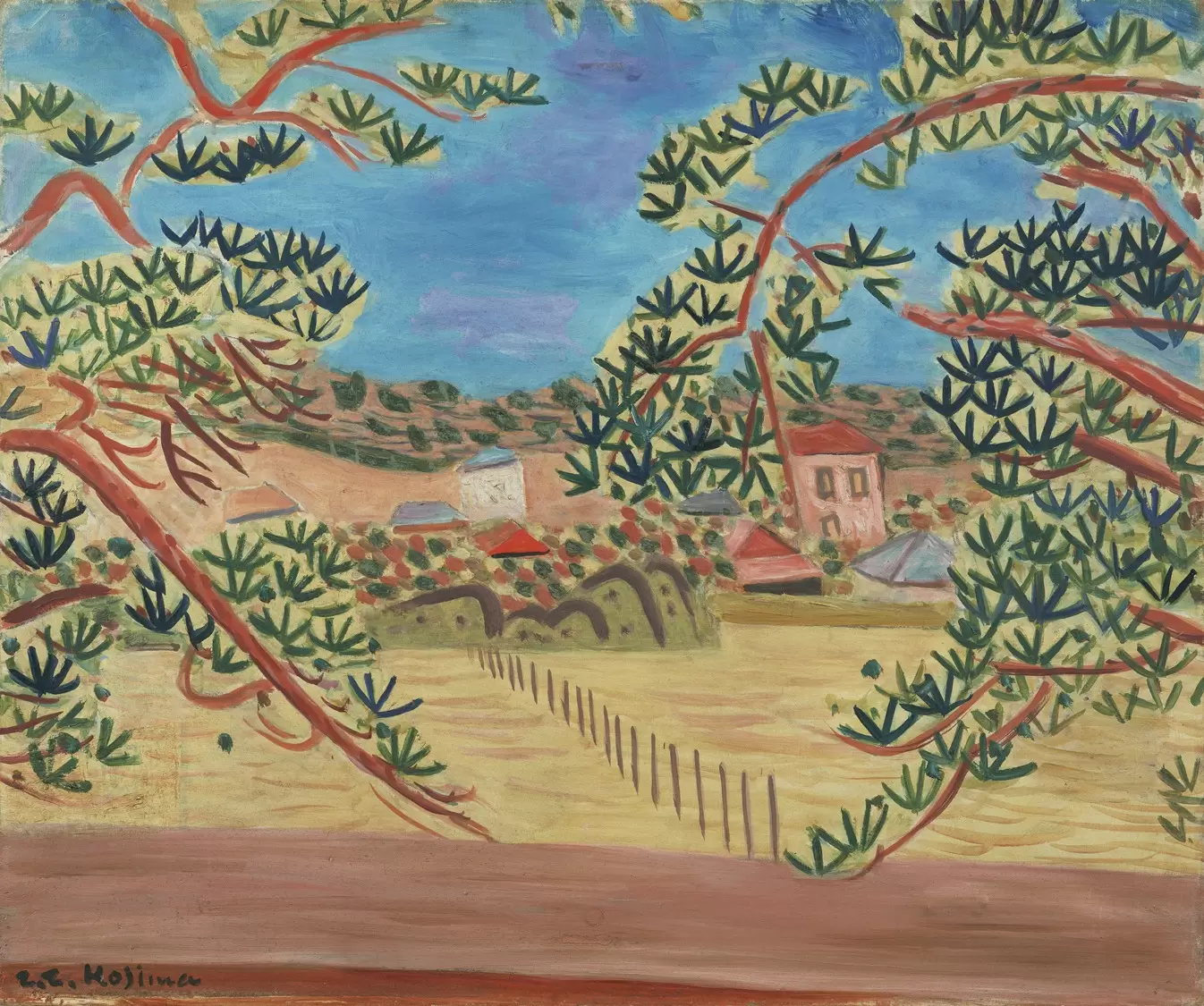 児島善三郎 松を描く | ArtSticker