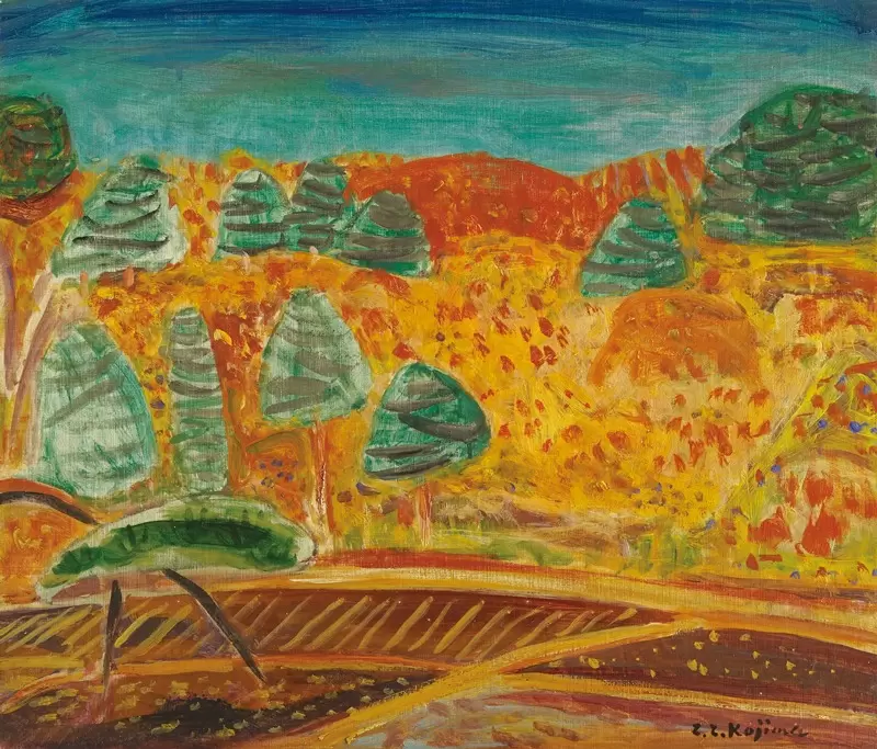 児島善三郎 松を描く | ArtSticker