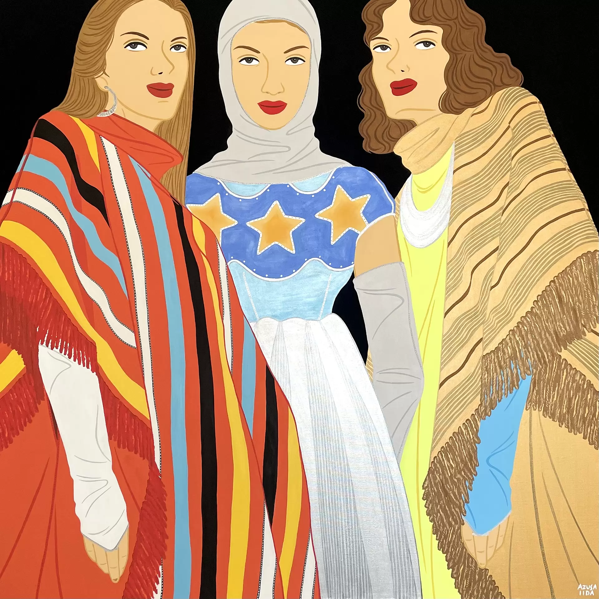 アートパネル③週末だけお値下げします。 複数購入で1000円割引 新月紫紺大 アートパネル いつくしみ ～白龍