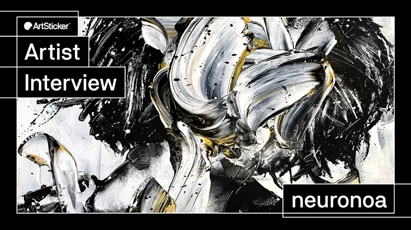 2022年製作#005】現代アート抽象画フルイドアートアクリル画