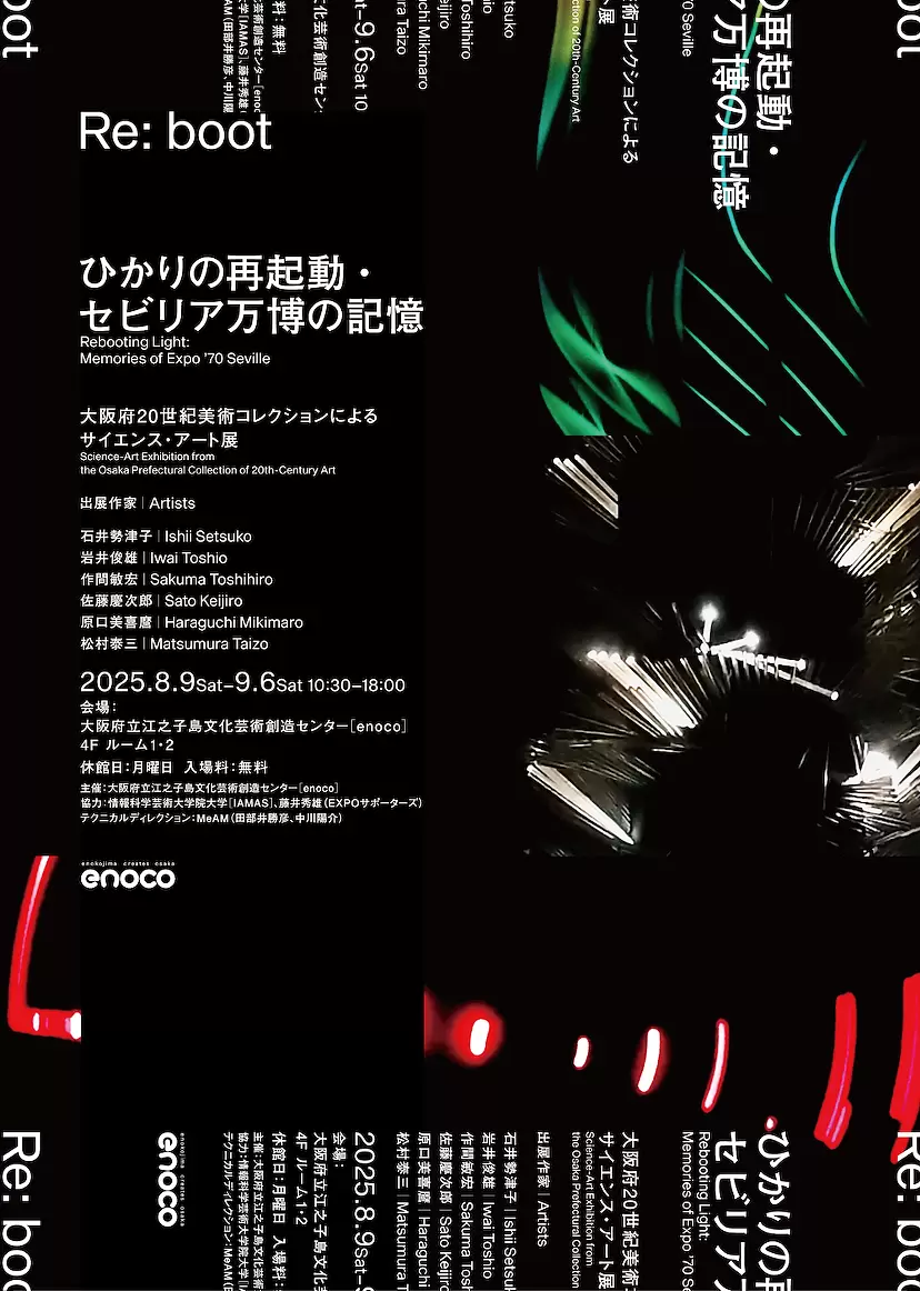 Re:boot ひかりの再起動・セビリア万博の記憶 〜⼤阪府 20 世紀美術コレクションによるサイエンス・アート展〜