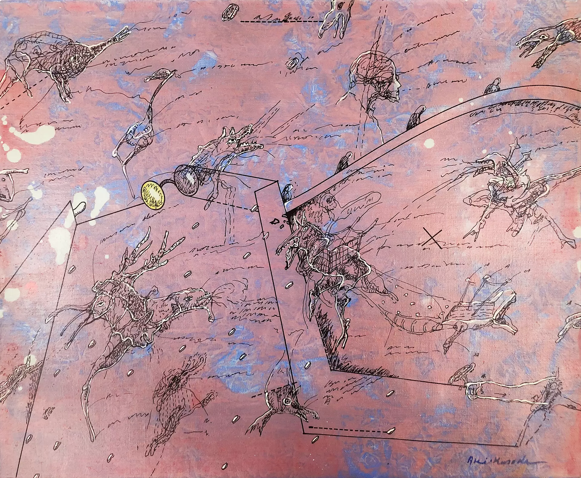 グループ展「超景曲」 黒田アキ 藤原康博 中山玲佳 黒川彰宣 中野裕介