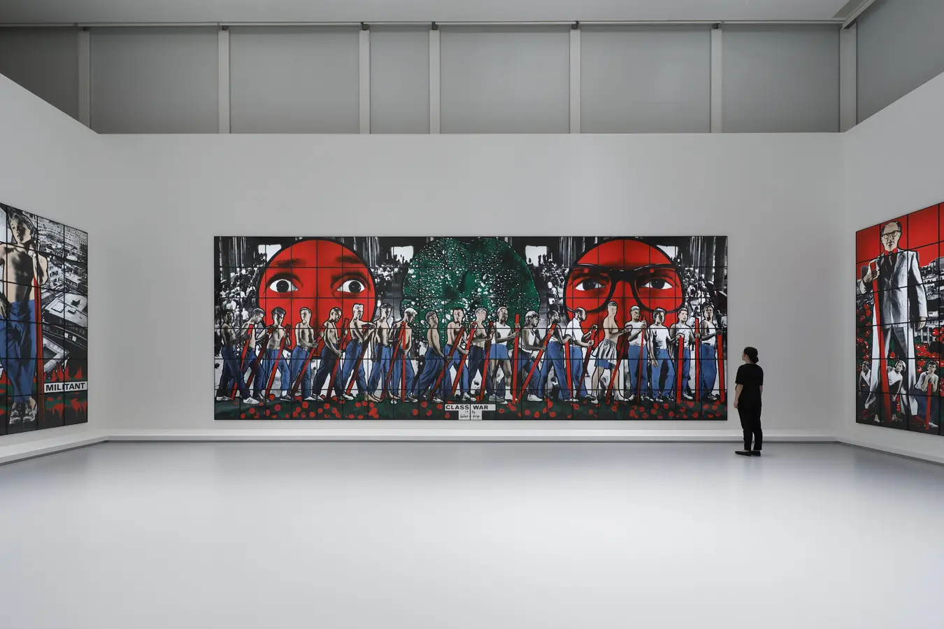 ギルバート・ミショーの油彩画 ギルバート＆ジョージ《CLASS WAR, MILITANT, GATEWAY》 | ArtSticker