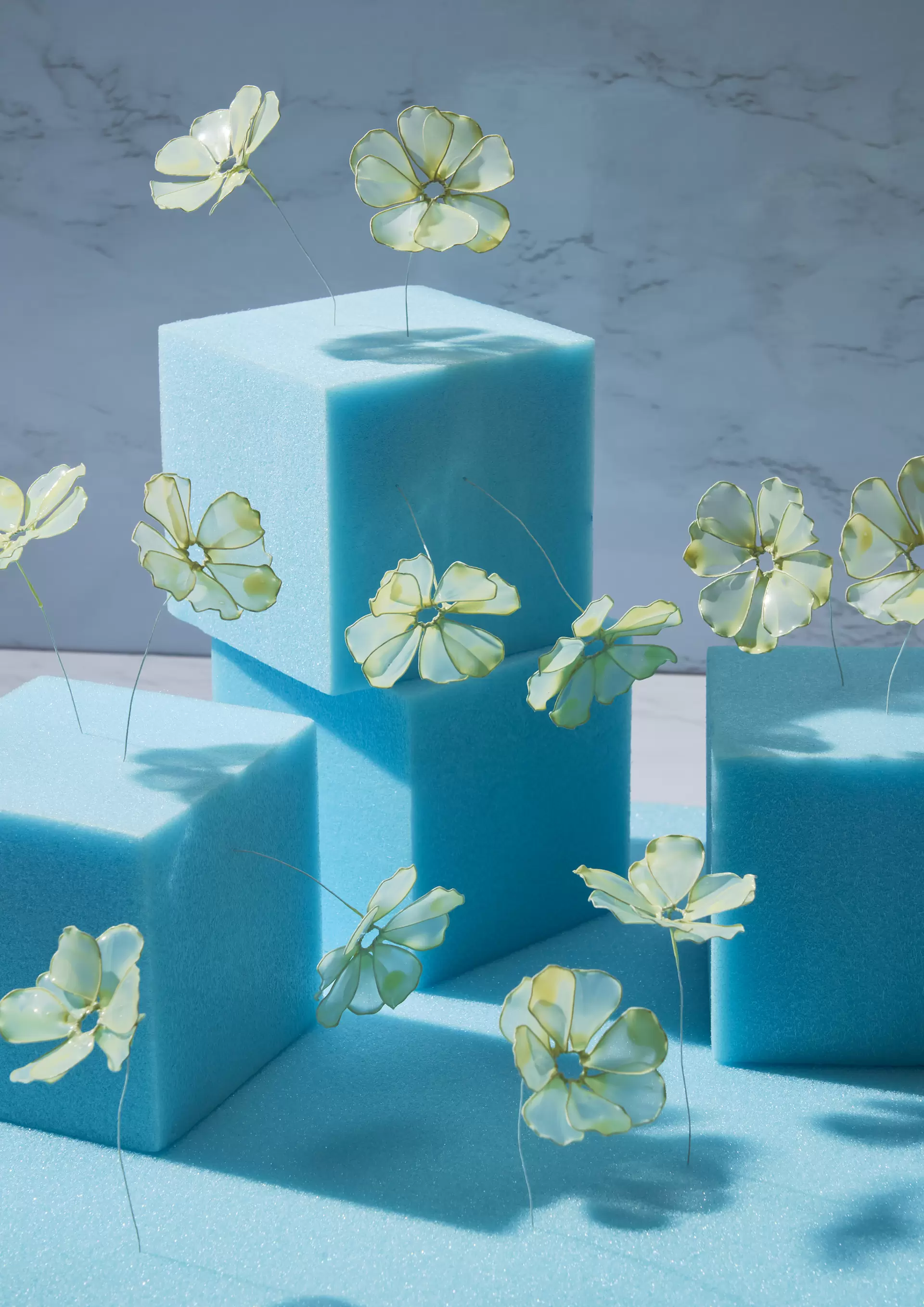 絵画「プライベートガーデン」 The Secret Garden by Becky Sirmans Acrylic Painting