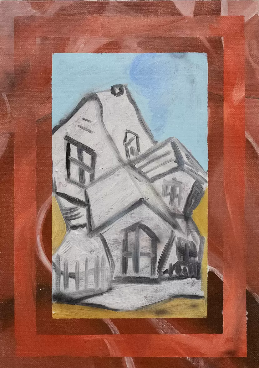 現代アート　絵画 house by 高尾岳央 | 現代アートの販売・通販 | ArtSticker