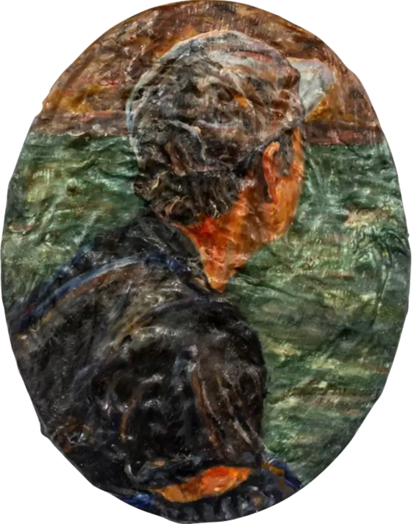A fisherman(back)