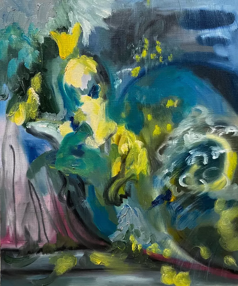 【一点物現代アート】月の裏側でダンスするうさぎの絵【F8号】 一点物現代アート】月の裏側でダンスするうさぎの絵【F8号】 うさぎ