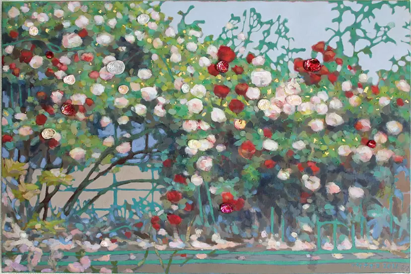 blooming roses