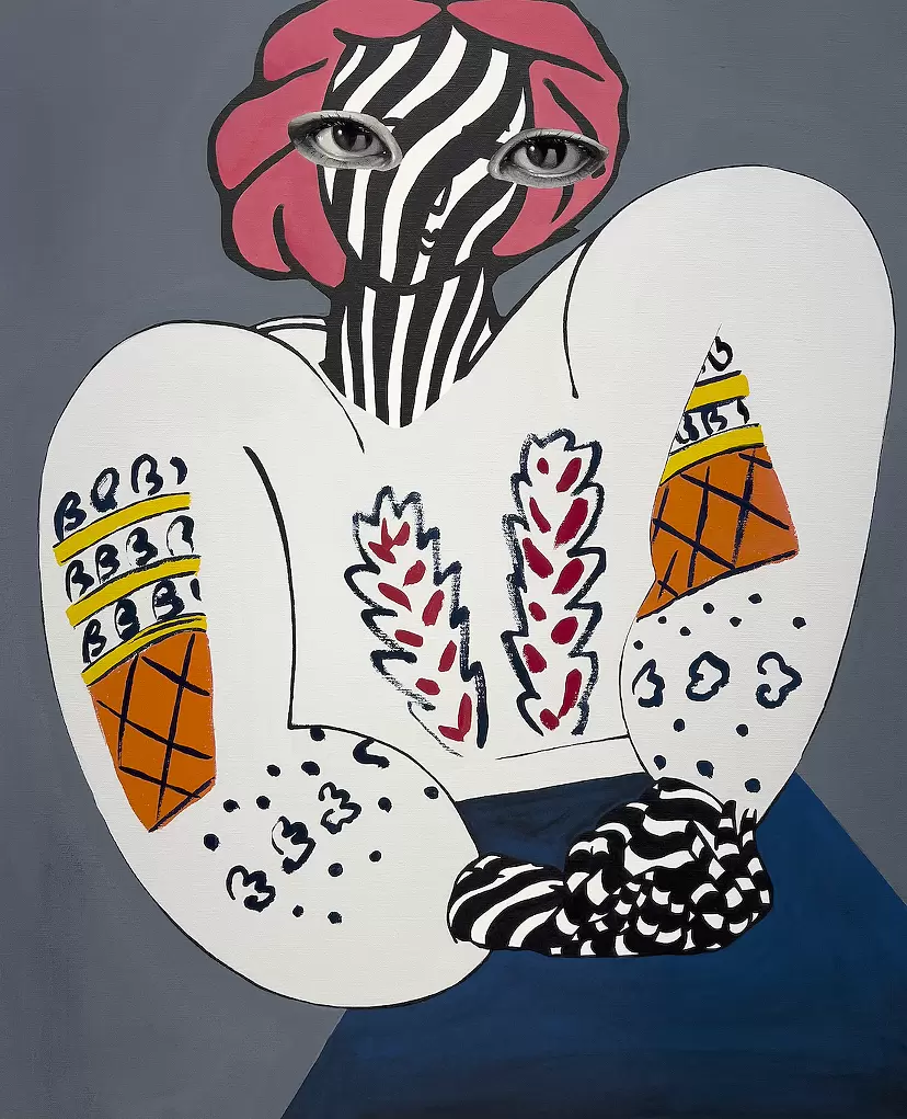 Portrait of dazzle AD #296