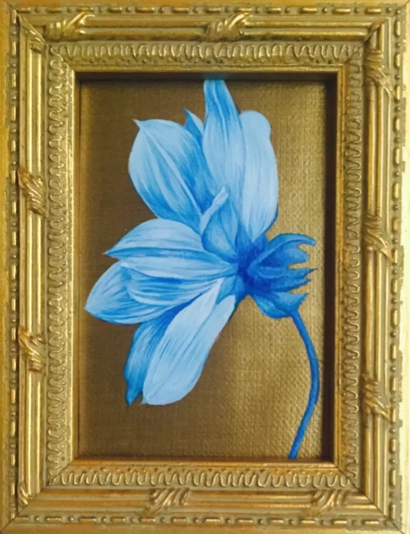 Blue flower