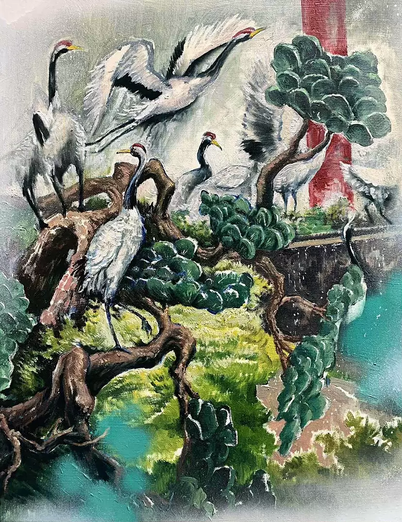 庙宇的后院