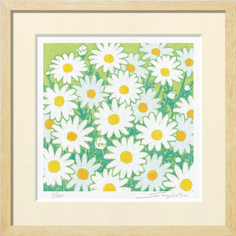 White marguerite (FW-044, 30 square)