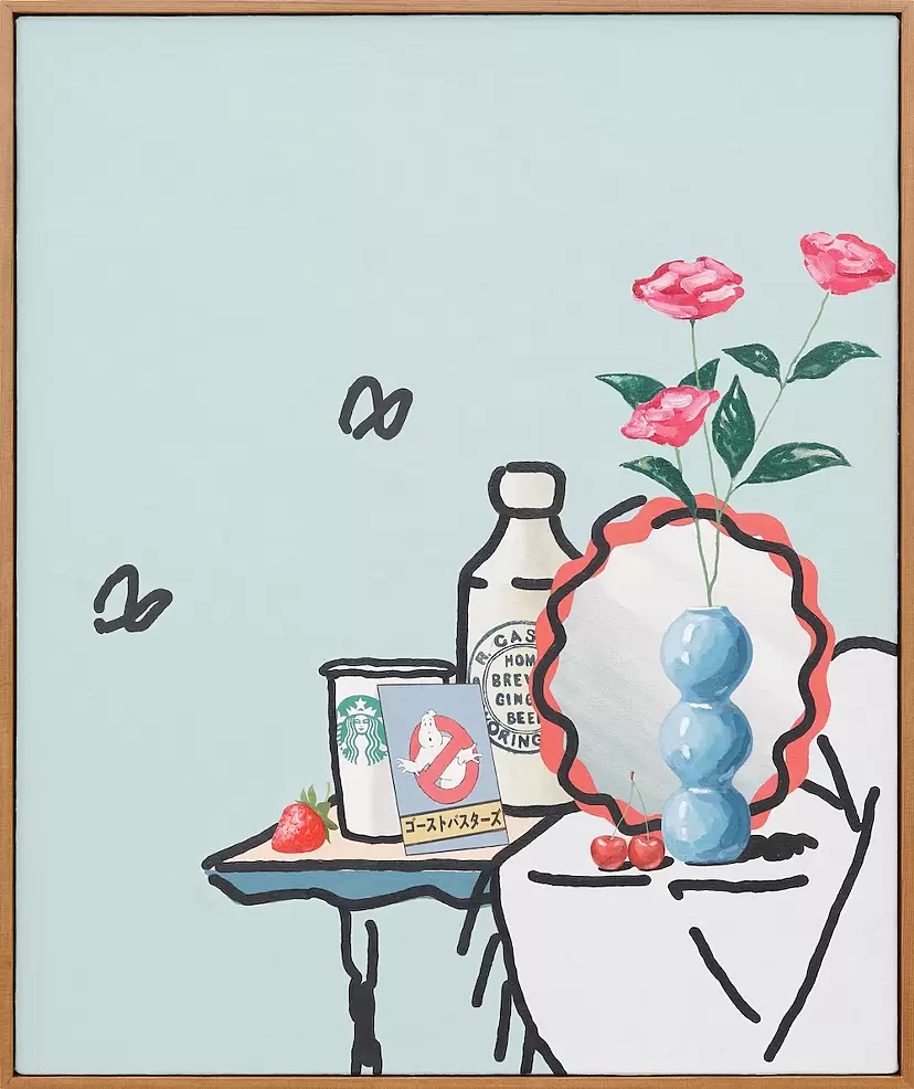 Still Life with Ghost and Mirror