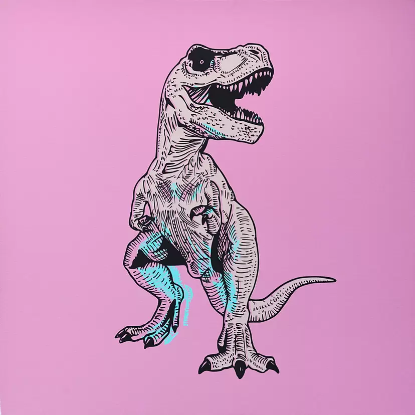 KIDS TOY DINOSAUR #A  square