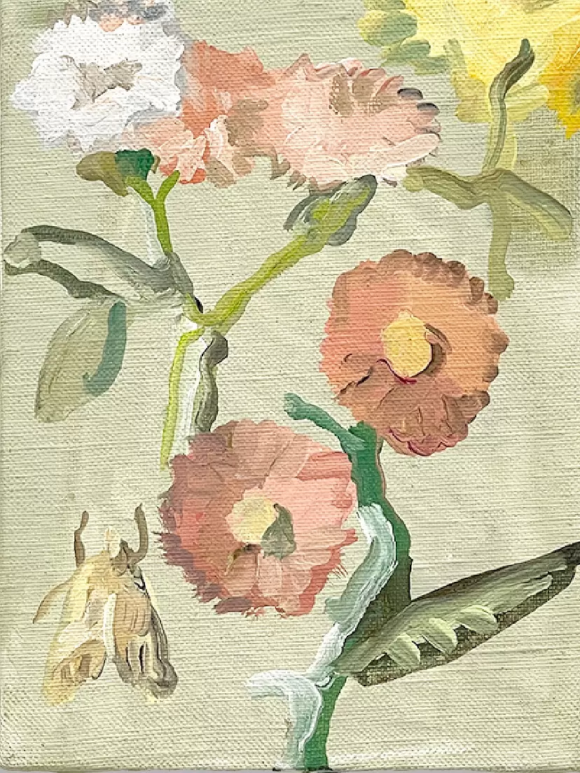 花に来た虫
