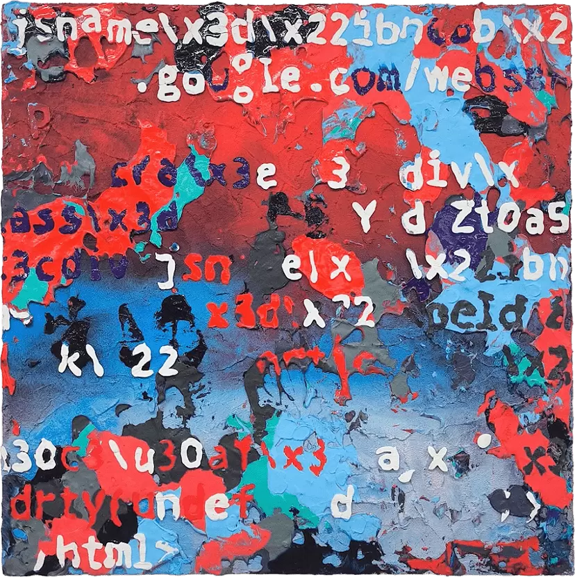 landscape of the web #27【CODE RED】 by 仲 衿香 | 現代アートの販売